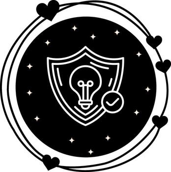 Idea Protect Custom Minimal Symbol vector