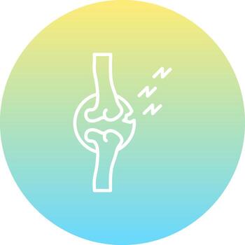 Meniscus Tear Custom Minimal Design Mark vector