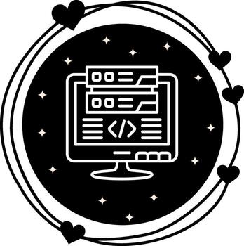 Backend Structured Graphic Asset vector