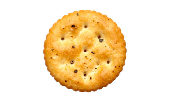Plain cracker menu waiting for tuna to be put on top png