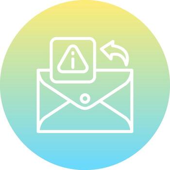 correo electrónico error en capas creativo diseño vector