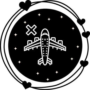 Flight Cancelled Advanced Web Interface Element vector