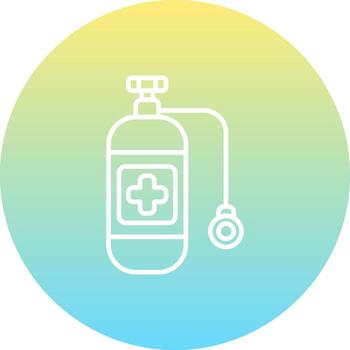 Oxygen Tank Consistent UI Element vector