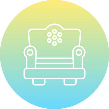Sofa Fluid Mobile UI Design vector