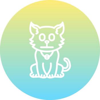 Neutral Cat Functional User Experience Mark vector