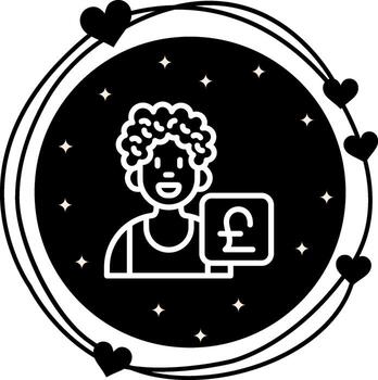 User Pound Distinctive Mobile App Symbol vector