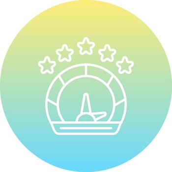 Rating Meter Consistent UI Element vector