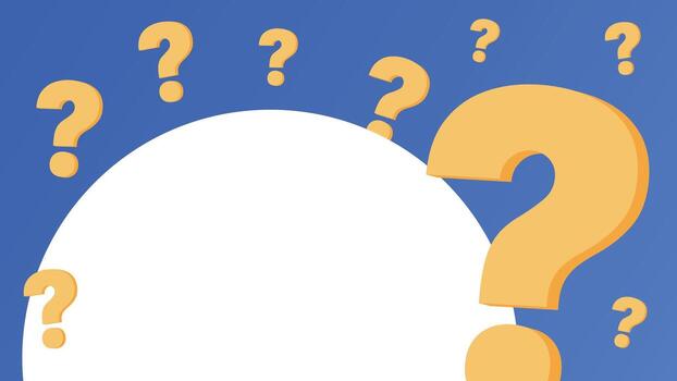 Background with question mark design vector