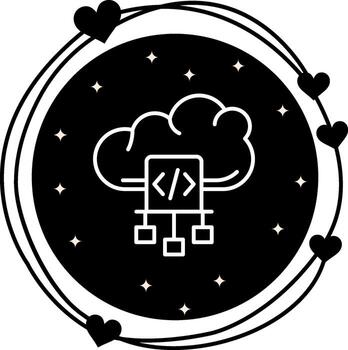 Cloud Deployment Core Modern Design Asset vector