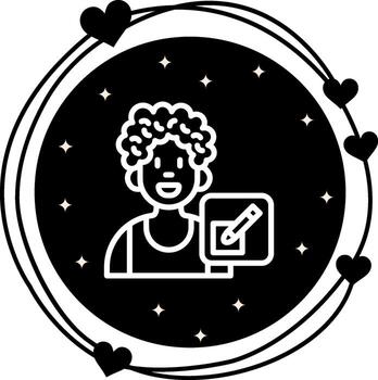 usuario editar elegante resumen gráfico formar vector