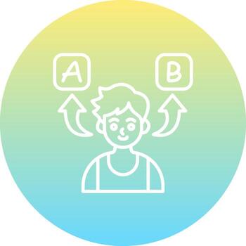 Decision Making Utility Focused Graphic Object vector