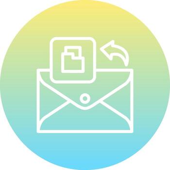 correo electrónico carpeta estructurado digital Arte elemento vector