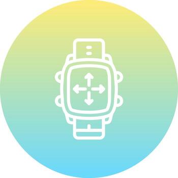 Smart Watch Move Consistent Product Graphic Symbol vector