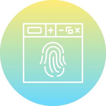 Web Security Advanced User Experience Design vector