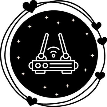 Wireless Access Point Functional User Interface Graphic vector