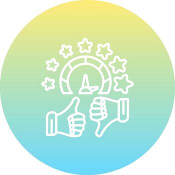 Performance Review Clear User Interface Graphic vector