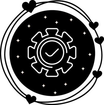 Verified Badge Structured Graphic Asset vector