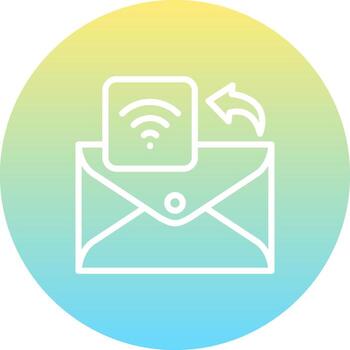 Email Internet Unique Minimal Graphic Shape vector