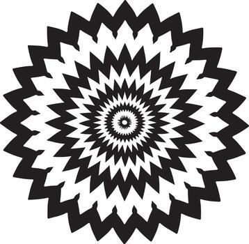 Abstract geometric pattern with bold color accents vector