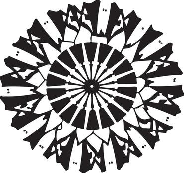 Abstract geometric design with vibrant color palet vector