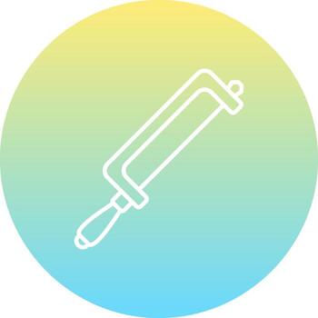 Coping Saw Balanced User Interface Element vector