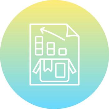 reporte conciso plano gráfico formar vector