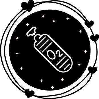 Oxygen Tank Compact User Interface Element vector