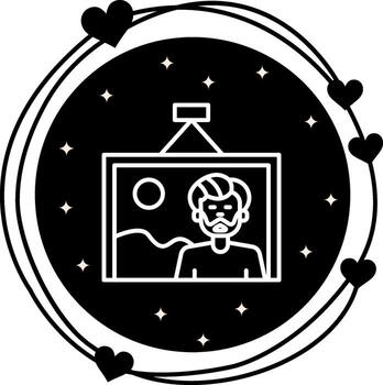 Dad Photo Frame Sharp Creative Art Layout vector