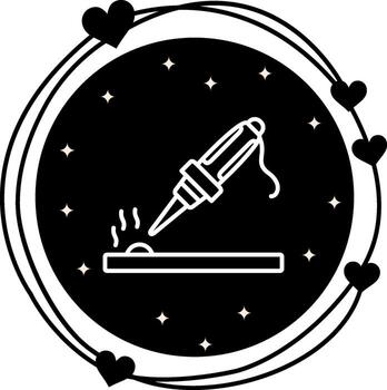 Soldering Station Optimized User Interface Symbol vector