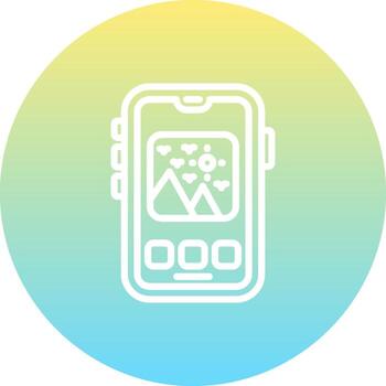 Mobile Photos Elegant Visual Design Object vector