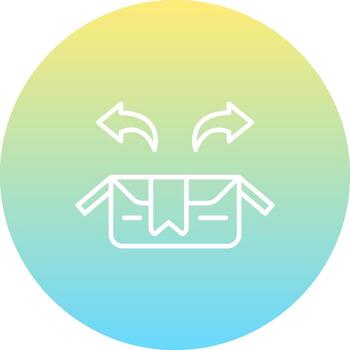 Shipping Box Sharp User Interface Sketch vector