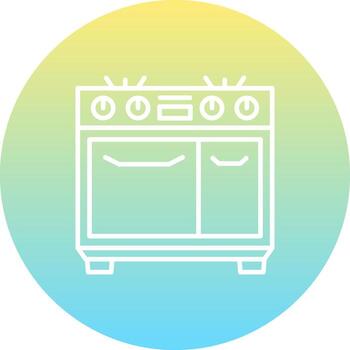 Oven Custom Minimal Design Mark vector