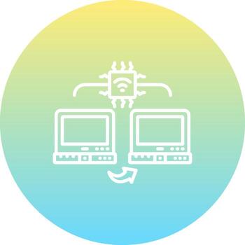 Lan Laptop Consistent UI Element vector