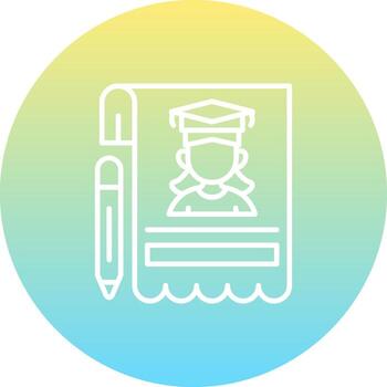 Curriculum Sharp Digital Graphic Layout vector