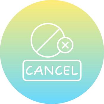 Cancel Core Digital Graphic Element vector