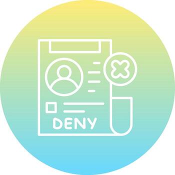 Deny Advanced User Experience Design vector