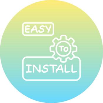Easy Installation Elegant Visual Design Object vector