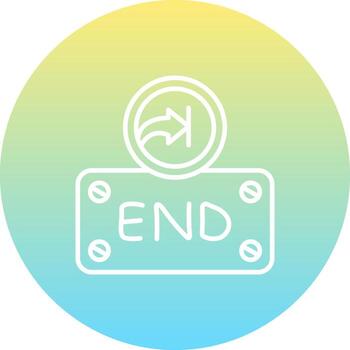 final agudo usuario interfaz bosquejo vector