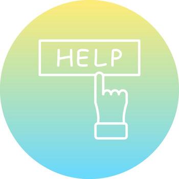 Help Compact Branding Graphic Asset vector