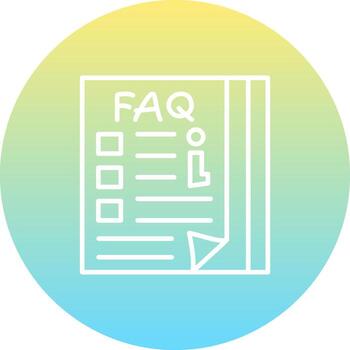 Preguntas más frecuentes documentos fuerte visual diseño marca vector