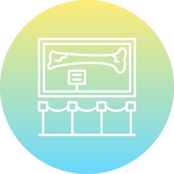 hueso exposición avanzado ui gráfico diseño vector