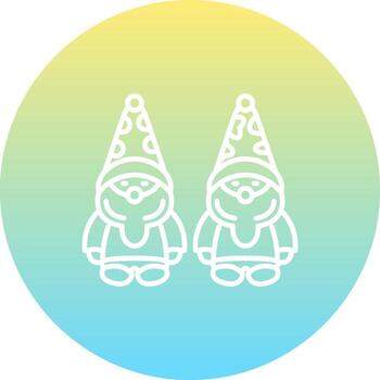 Gnome Sharp User Interface Sketch vector