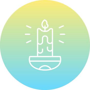 Candle Sharp Creative Design Object vector