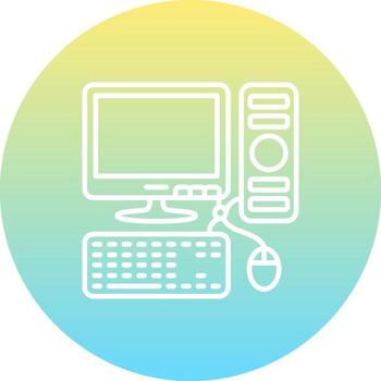 computadora versátil ui diseño activo vector