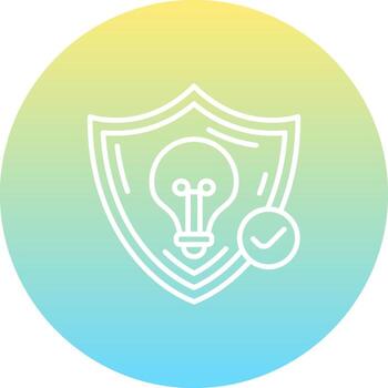 Idea Protect Balanced User Interface Element vector