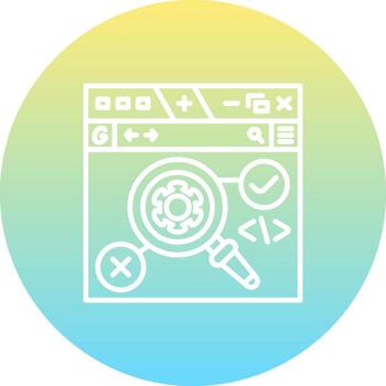 Program Testing Elegant Product Graphic Layout vector