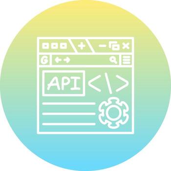 api innovador usuario interfaz forma vector