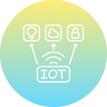 Internet Of Things Advanced Web Graphic Symbol vector