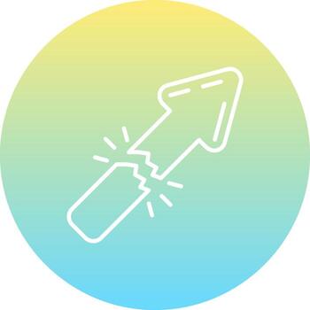 Disruption Arrow Fluid Abstract Shape vector