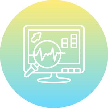 System Monitoring Elegant Visual Design Object vector